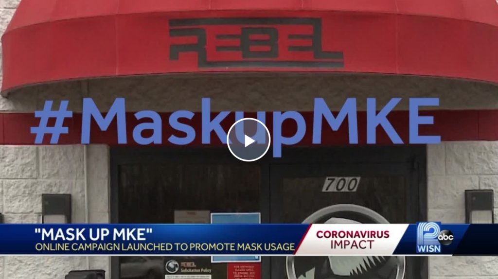 Mask up Milwaukee - Rebel Converting