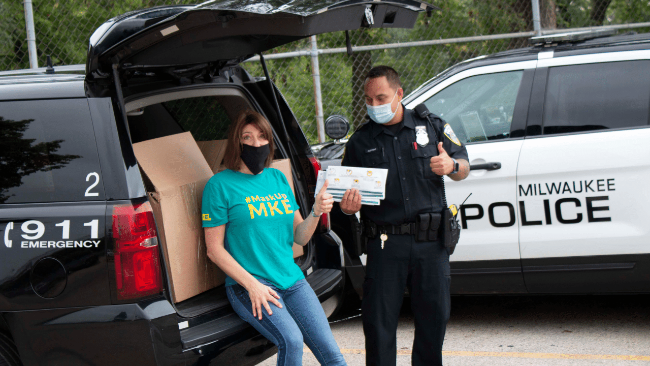 Loretta Kryshak with MPD